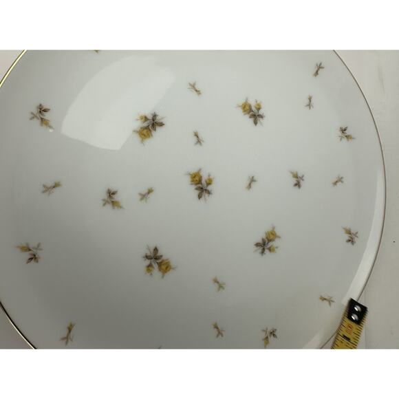 Sango Cotillion Yellow Rose Gold Trim Dinnerware - Picture 3 of 6
